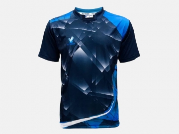 Soccer shirt FH-A918 Dark Blue/Light Blue