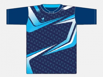 Soccer shirt FH-A930 Dark Blue/Light Blue