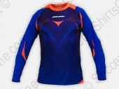 EG221 - Blue/Orange - Kids Goalie Shirts