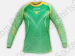 EG221 - Green/Yellow - Kids Goalie Shirts