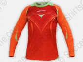 EG221 - Orange/Green - Kids Goalie Shirts