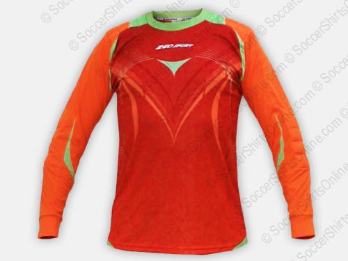 EG221 - Orange/Green - Kids Goalie Shirts Product Image