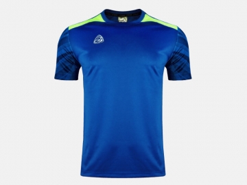 Soccer shirt EG5132 Blue/Fluorescent Green
