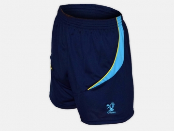 Soccer shorts FH-B911 Dark Blue/Light Blue/Yellow