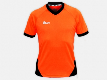 Soccer shirt G1010 Fluorescent Orange/Black