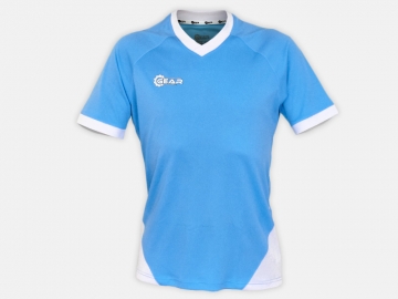 Soccer shirt G1010 Light Blue/White