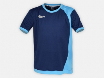 Soccer shirt G1020 Dark Blue/Light Blue