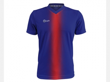 Soccer shirt G1050 - V Neck Blue/Red
