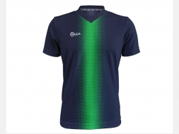 Football shirt G1050 - V Neck Dark Blue/Bright Green
